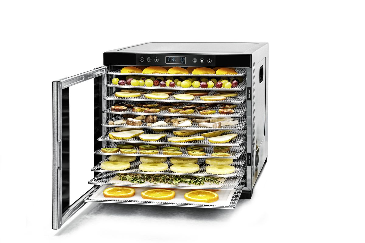 Dörrautomat DA 1050 - Dörrautomat, Edelstahl/schwarz, 1000W