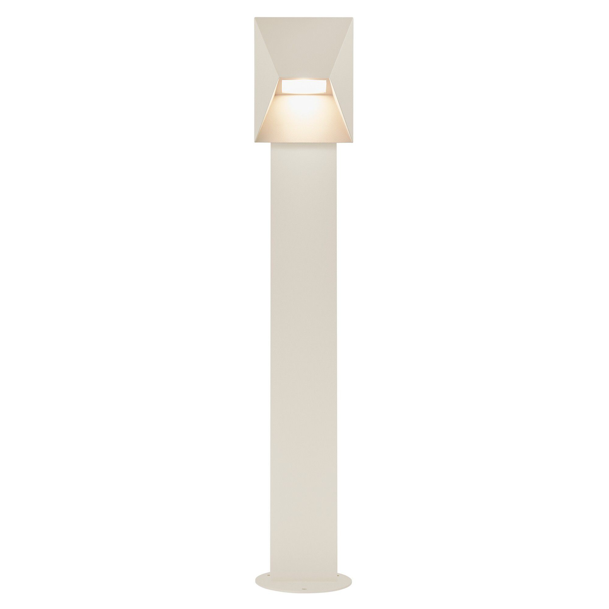 Wegleuchte PONTIO 15 - 1xGU10 (exkl.), max.25W, IP54, sand, dimmbar (optional Leuchtmittel), L=150mm,B=150mm, H=850mm