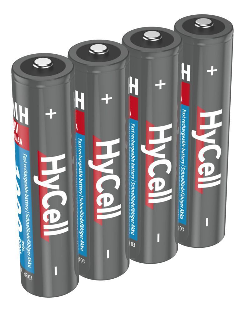 NiMH Akku Micro AAA Typ Typ 1000 (min. 800 mAh) 4er Blister - Micro AAA Akku 1000 mAh
