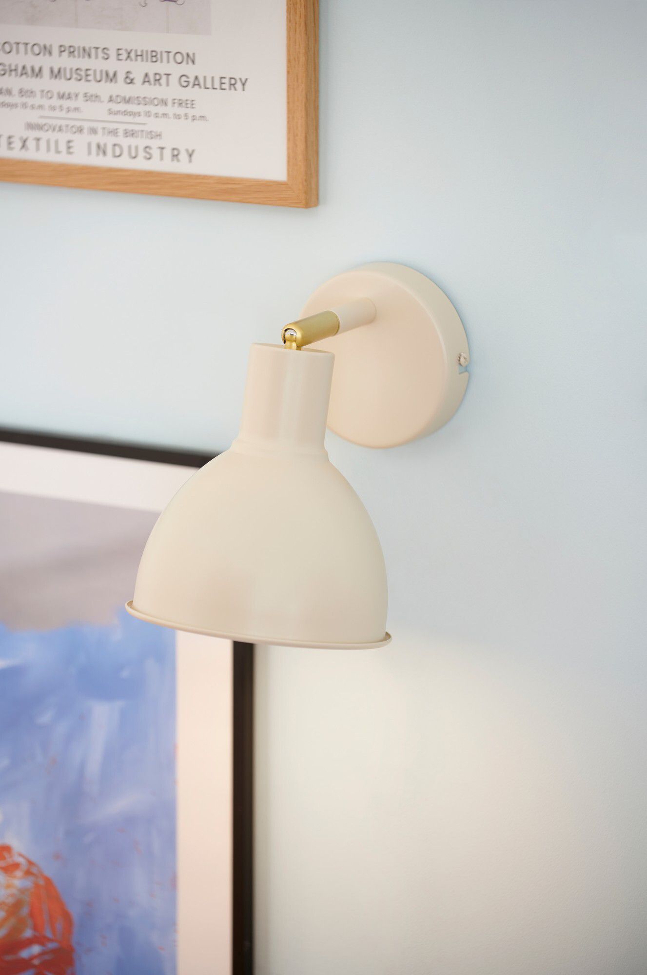 Pop , Wandleuchte, Beige - E27, IP20, max.18W