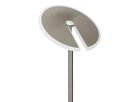 LED-CCT Stehleuchte  SAMIRO  inkl. Lesearm H: 180cm satiniert /stahl-blank - IP20, LED-Modul, Stahl-Blank