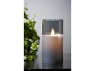 LED Pillar Kerze M-Twinkle - Indoor, Schwarz, 15cm Höhe, Timerfunktion