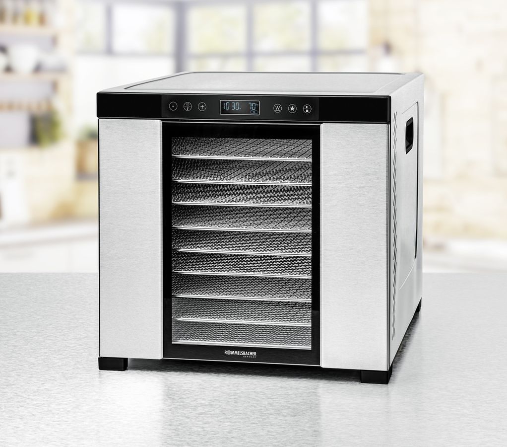 Dörrautomat DA 1050 - Dörrautomat, Edelstahl/schwarz, 1000W