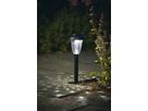 Solar Poller-Leuchte Leuca - Schwarz, Lichtfarbe Warmweiss