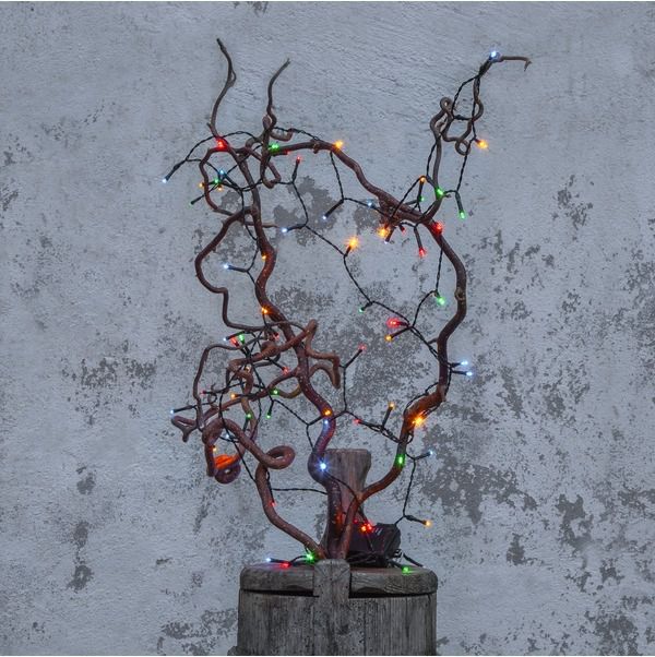 Lichterkette Akku - IP44, Multicolor, 80 LED'S, 560 cm länge