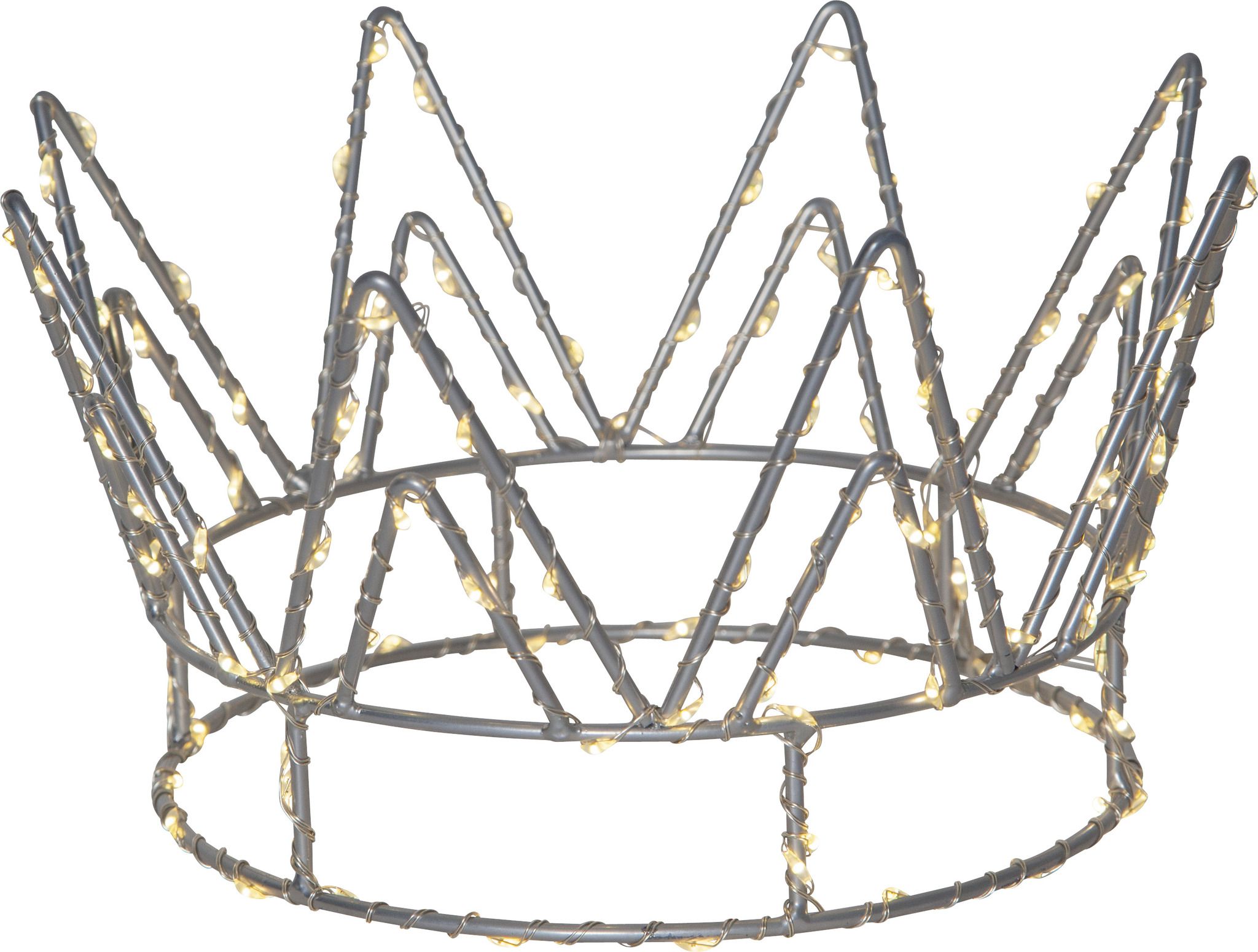 Tischdekoration Crown - IP20, Warmweiss, 120 LED