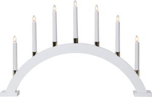 Kerzenleuchter Gillian - IP20, Weiss, Warmweiss