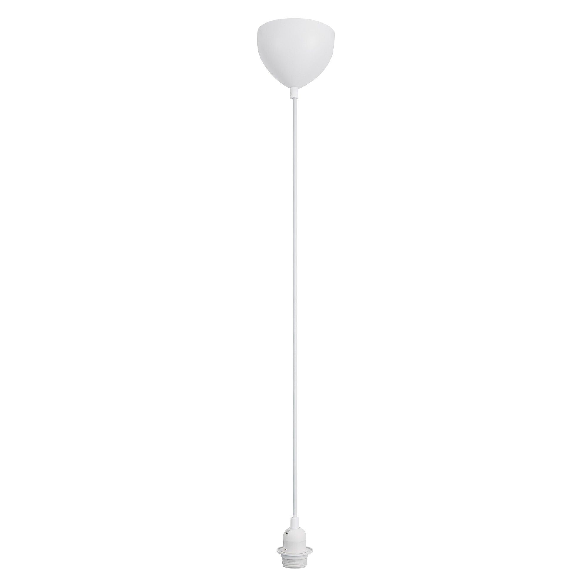 Pendelaufhängung Basic - 60W, E27, IP20, 2m Kabellänge, Plastik