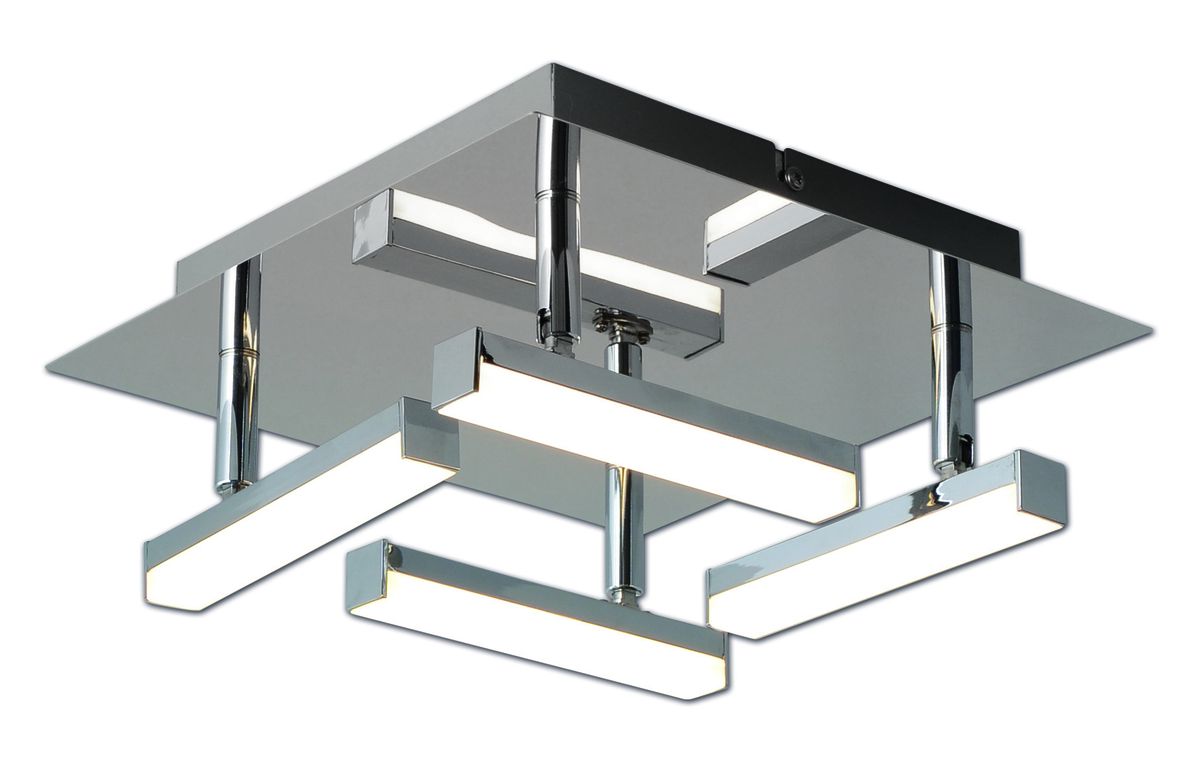 LED Deckenleuchte Turin d:25cm - LED fest verbaut, 3000K, warmweiss