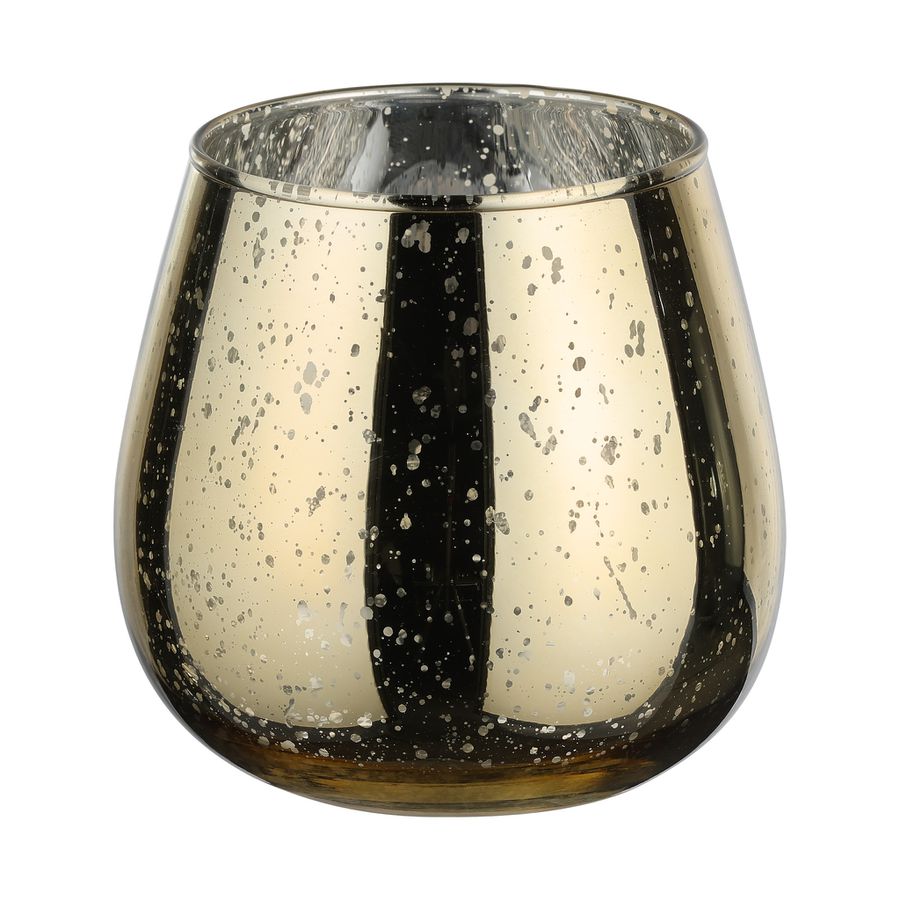 TEELICHTHALTER GOLD Ø145 H-140 BEZAMBY - TEELICHTHALTER GOLD Ø145 H-140 BEZAMBY