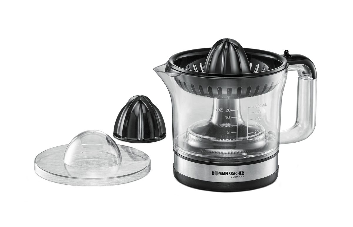 ZITRUSPRESSE ZP 50 - Zitruspresse, Edelstahl/schwarz, 30W