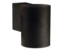 Wandleuchte Tin Maxi - 1xGU10 (exklusiv), max.35W, IP54, schwarz, dimmbar (optional Leuchtmittel), D=76mm, H=105mm