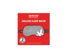 Deluxe Sleep Mask, Light Grey - Schlafmaske, hellgrau