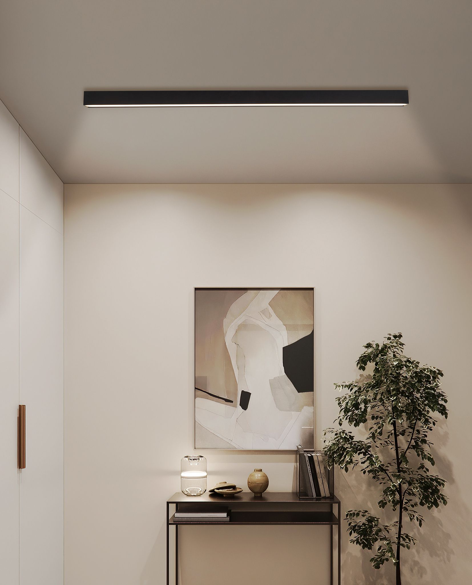 LED-CCT Deckenleuchte  TUBELIS  L: 101cm schwarz - IP20, LED-Modul, Schwarz