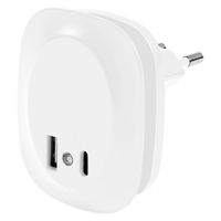 Lunetta Edge USB A&C - 9Lm, 3000K, 12.5W, 230V