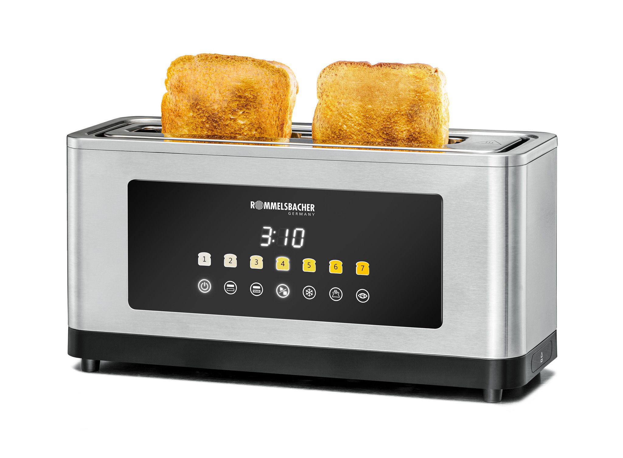 Toaster TOL 1000 - 1000W, 230V, Schwarz/Silber