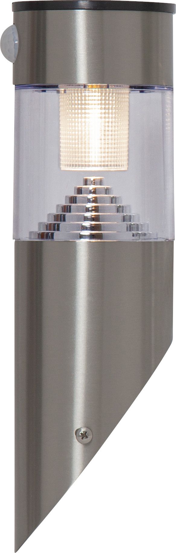 Solar Wand Laterne Marbella - Stainless Steel, Lichtfarbe Warmweiss