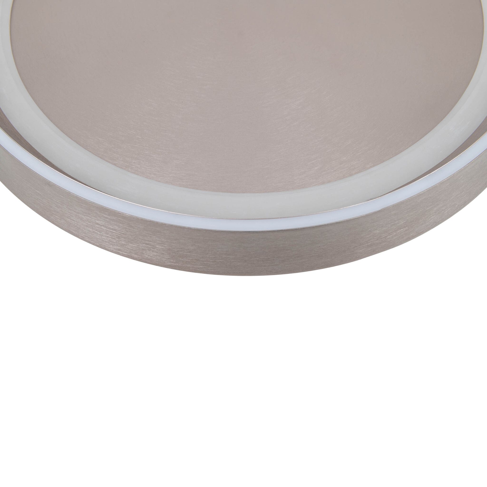 LED-CCT Deckenleuchte  LEVIAN  : 49cm champagne - IP20, LED-Modul, Nickelmatt