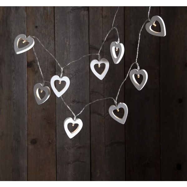 Lichterkette Woodworks - IP20, Warmeiss, 10 LED's