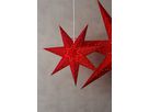 Papier Stern Sensy - Indoor, Rot, 1 LED