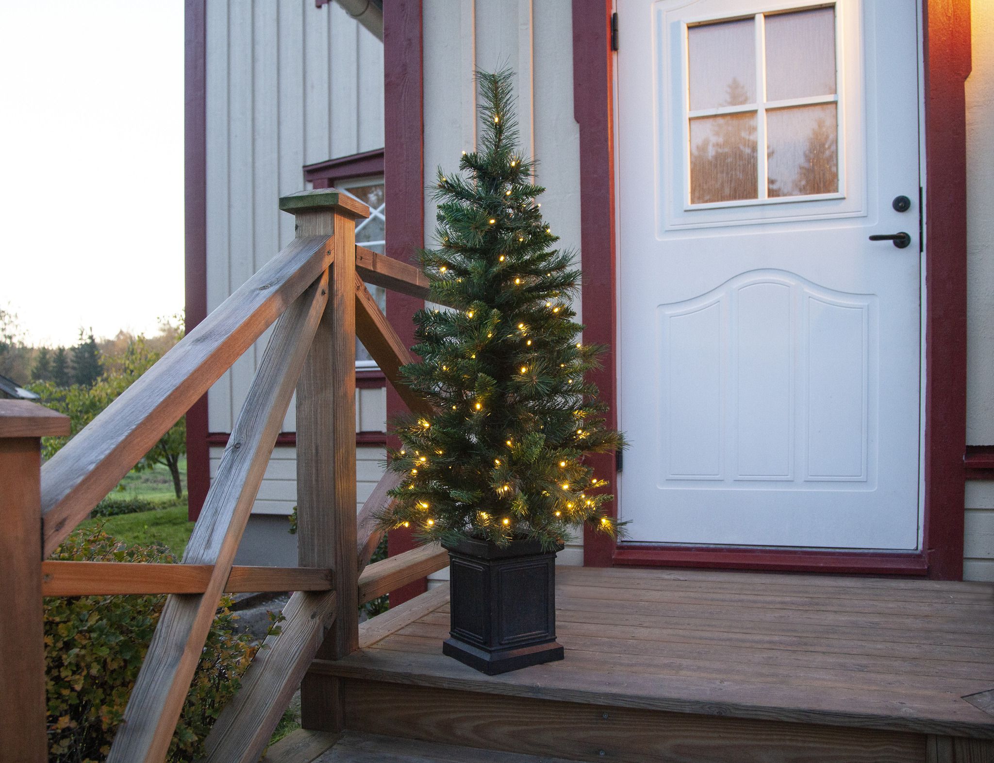Weihnachtsbaum  Hytte - IP44, Warmeiss, 90 LED's120cm, Höhe