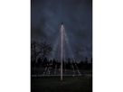 LED crispy white, Flagpole, 360 LEDs - Schwarz, 3000K, 10 strings à 1000cm