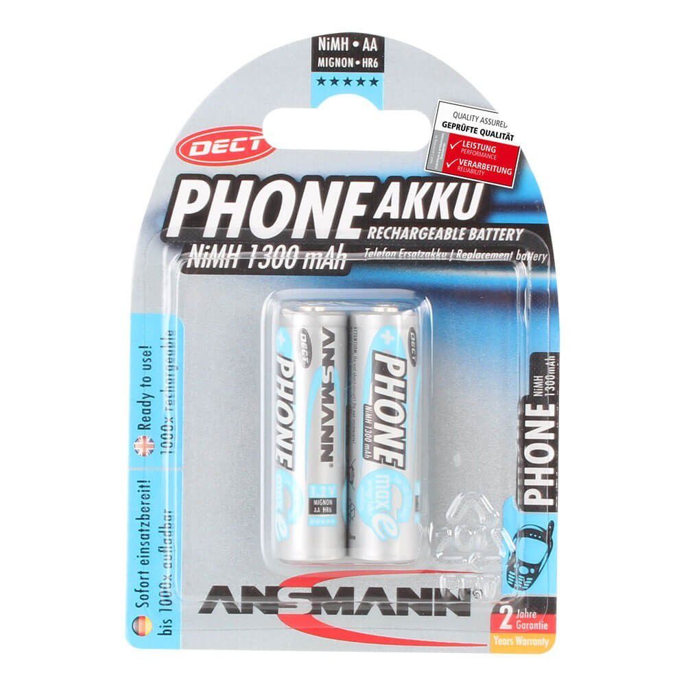 NiMH Akku Mignon AA 1300 mAh maxE - 2er Blister