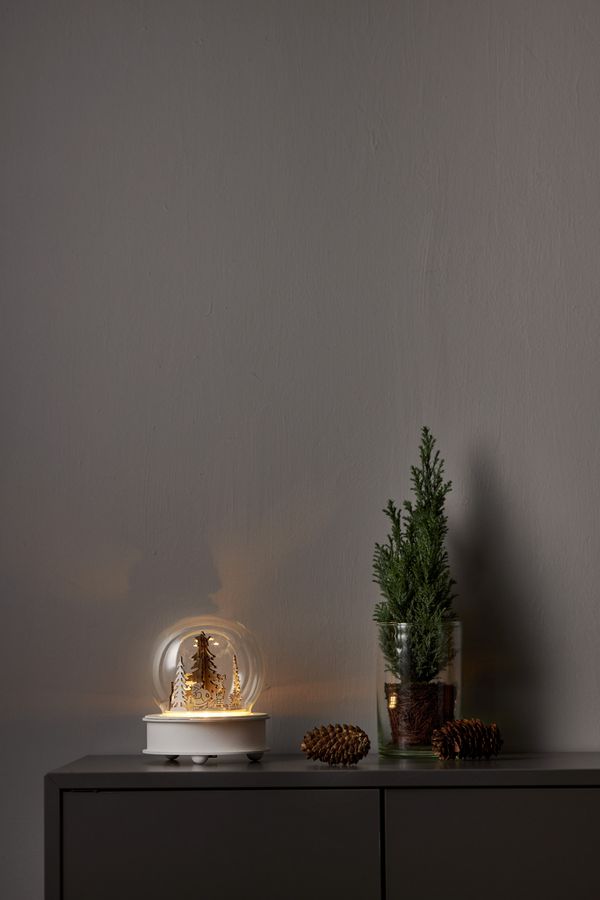 Tisch Deco Grauberg - IP20, Warmweiss, Grau