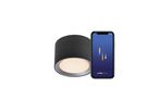 Landon Smart, Deckenleuchte, Schwarz/Stahl - 7W ,2700-6500K, IP44