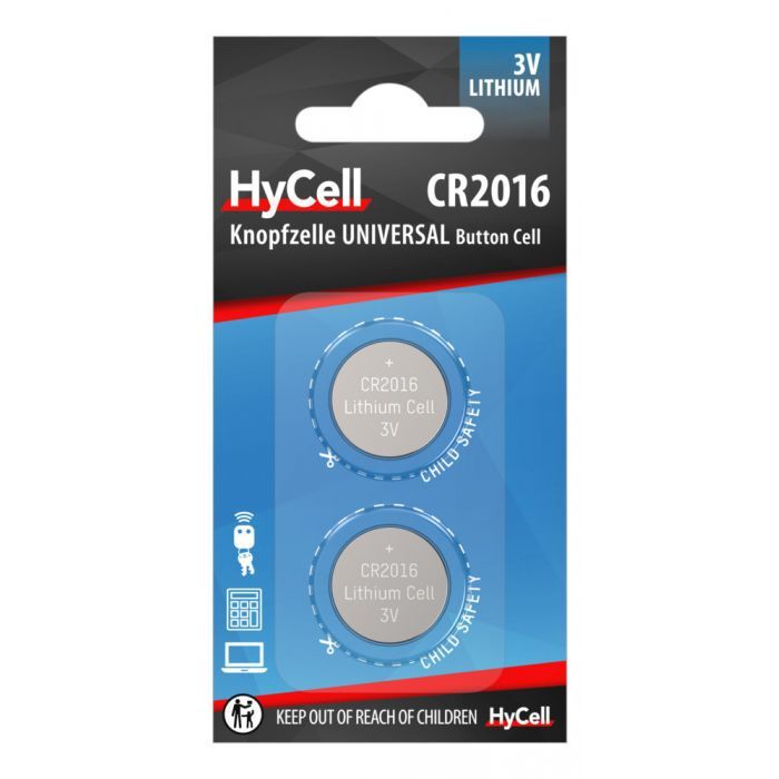 Lithium Knopfzellen CR2016 - Lithium Knopfzellen CR2016