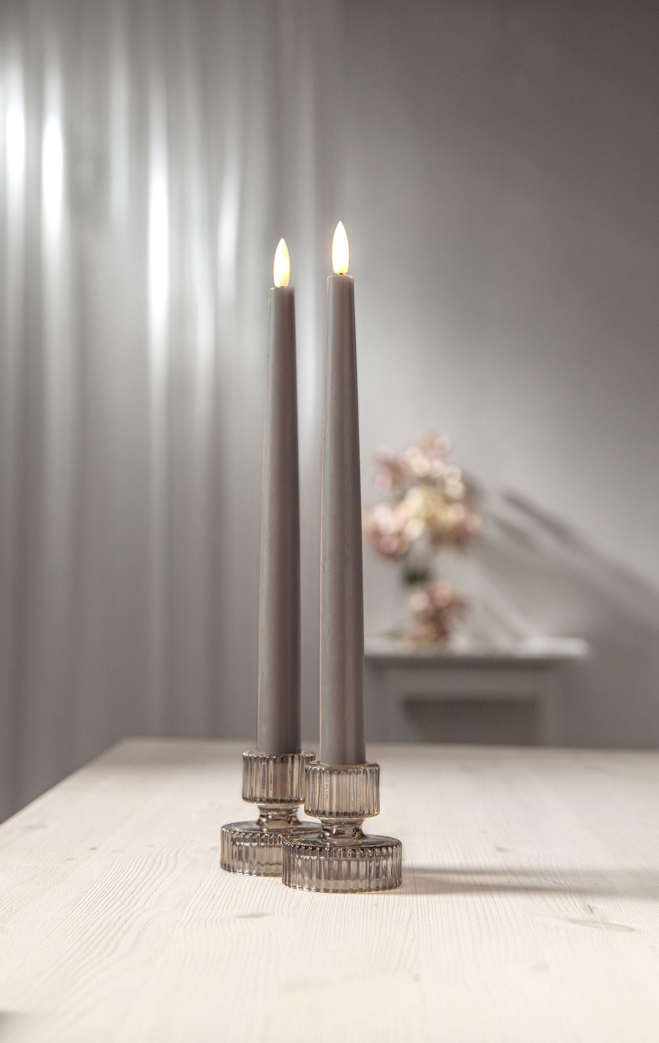 LED Dinner Kerze 2 pack Flamme Slim - 0/20