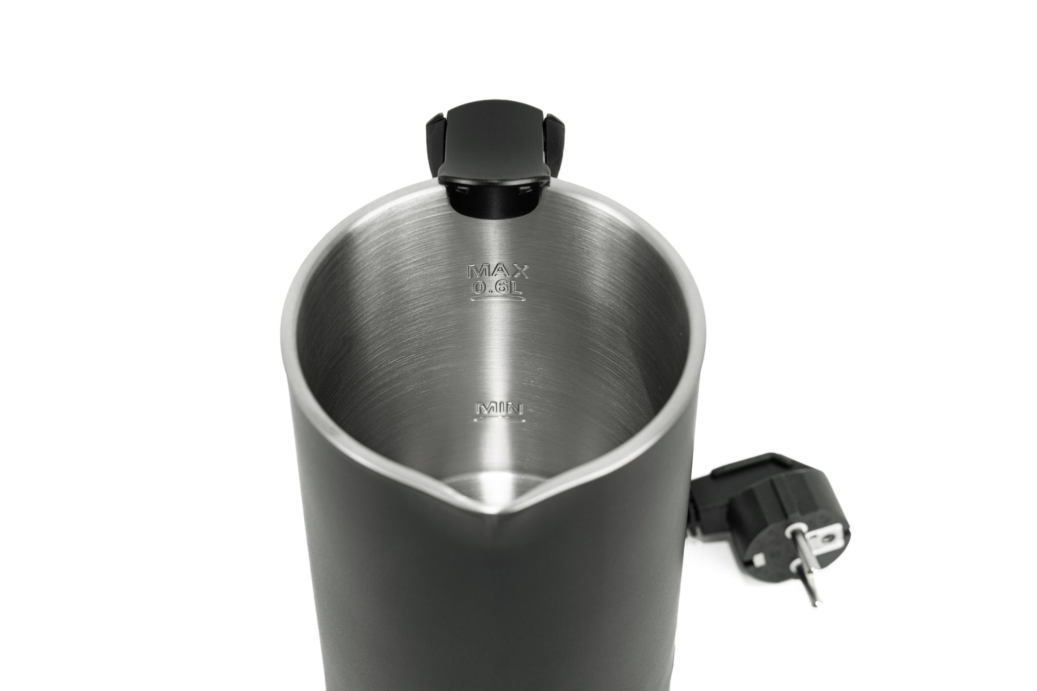 Reisewasserkocher WK 1000 Swiss Travel Edition - 0.6L, Schwarz, 1000W, CH-Stecker, inkl. CH-EU Reiseadapter