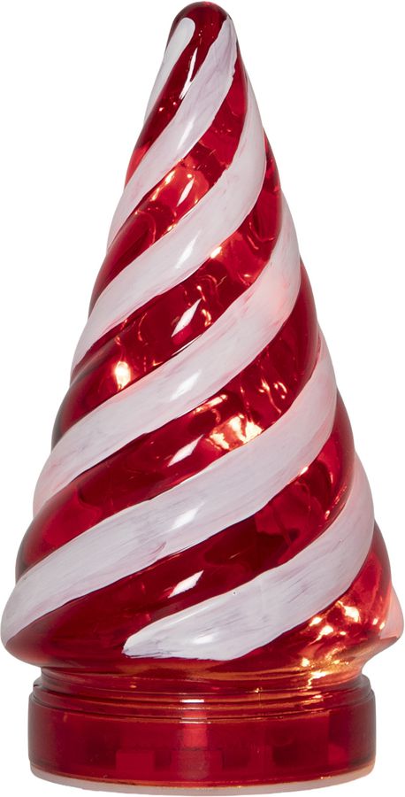 Glas Dekoration Candy Tree - Indoor, Rot, 15.00cm Höhe