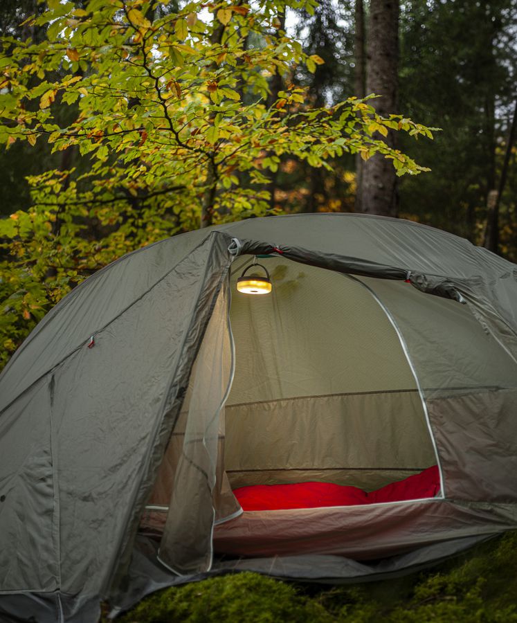 Akku Lichterkette Rondo - IP44, Warmweiss,Grün