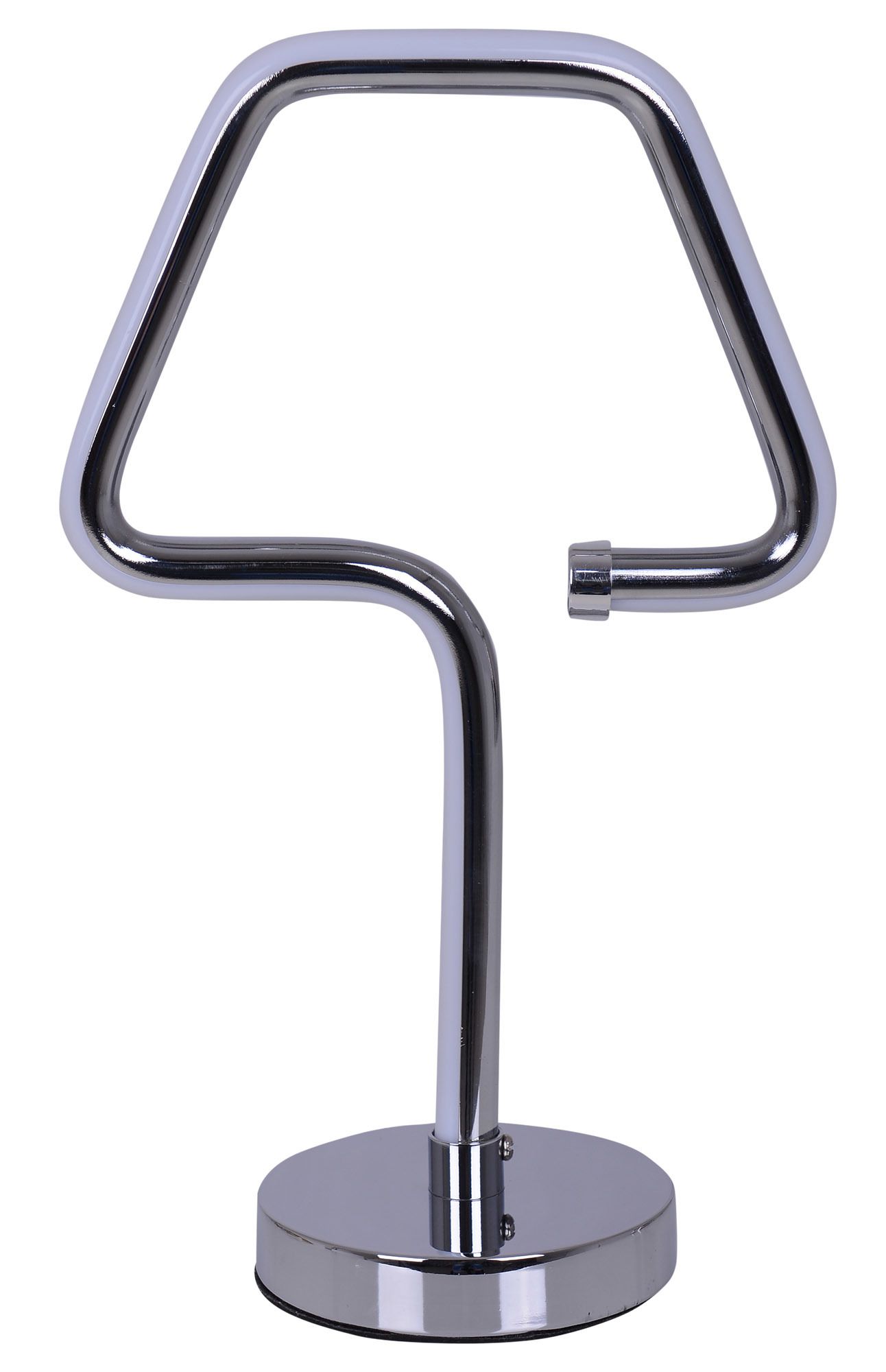 LED Tischleuchte Loop Line h: 30cm chrom - LED fest verbaut, 3000K, warmweiss