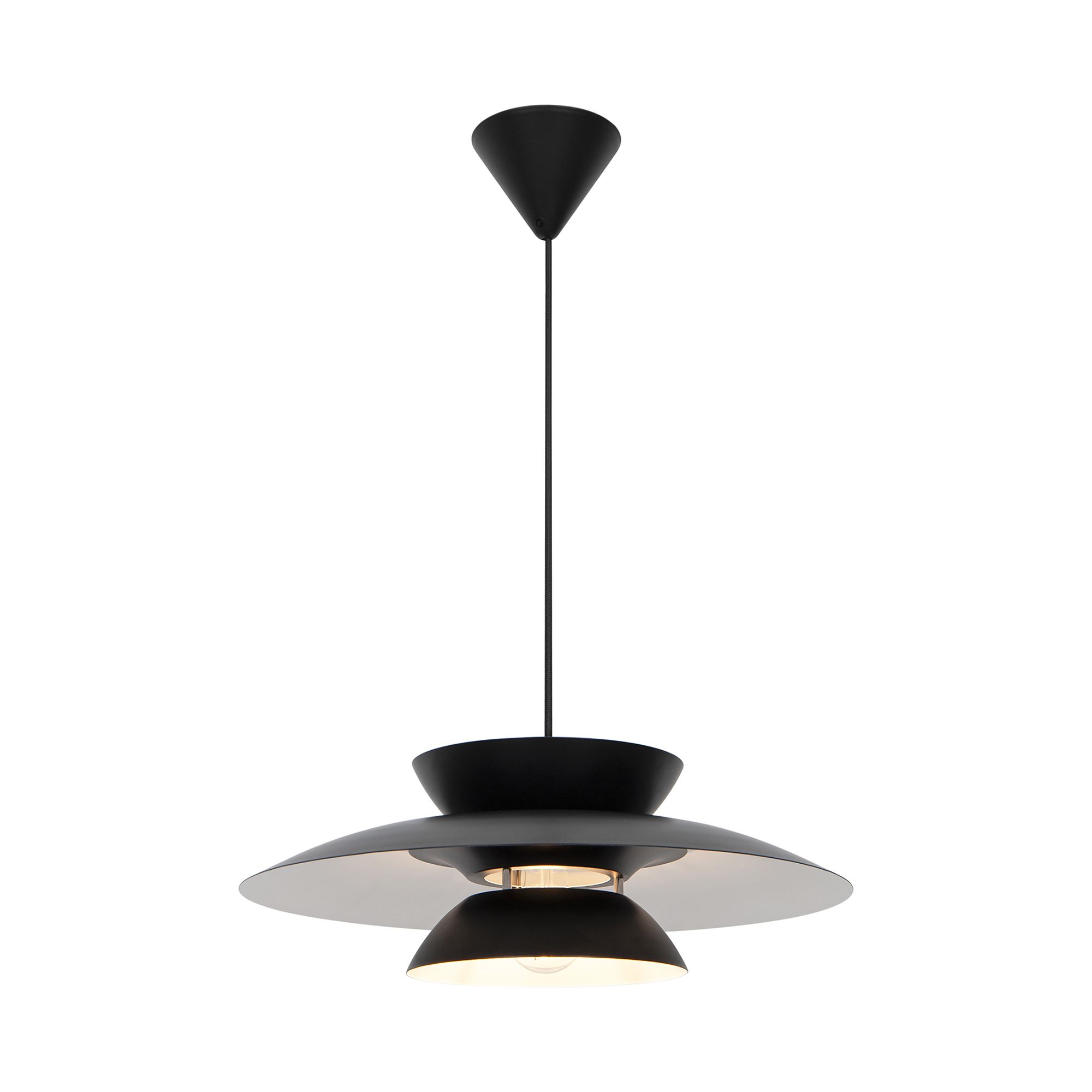 Carmen, Pendelleuchte, Schwarz - E27, IP20, max.40W