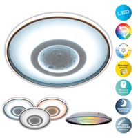 LED Deckenleuchte LIVANA inkl. RGB D:70cm - LED-Modul, IP20, 230V