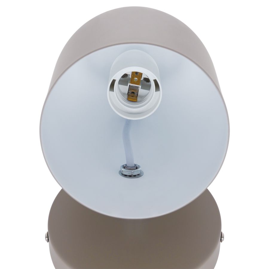 Wandleuchte Gaston Hell braun - E27, IP20, 230V