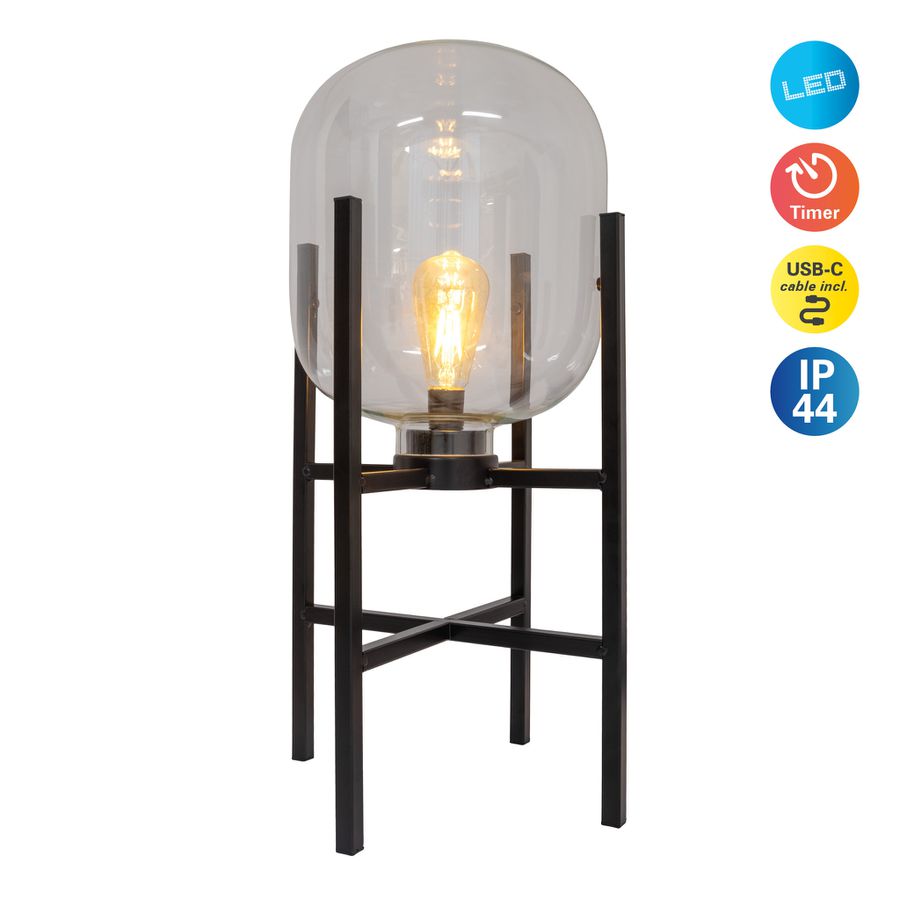 LED-Akku-Sockelleuchte LORA - LED-Modul, IP44