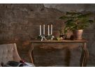 LED Dinner Kerze 4P Flamme - Indoor, Weiss, 20cm, Timerfunktion