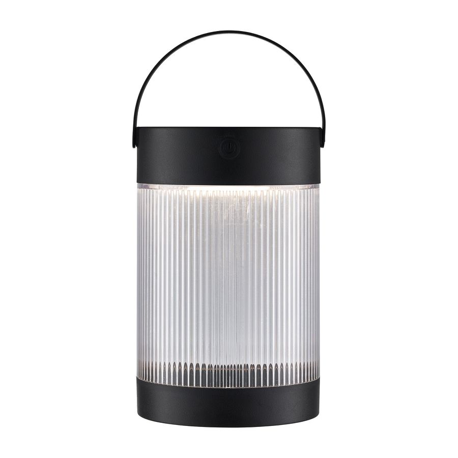 Coupar, Solar-Tischleuchte, Schwarz - LED-Modul 3.2W, IP44, schwarz
