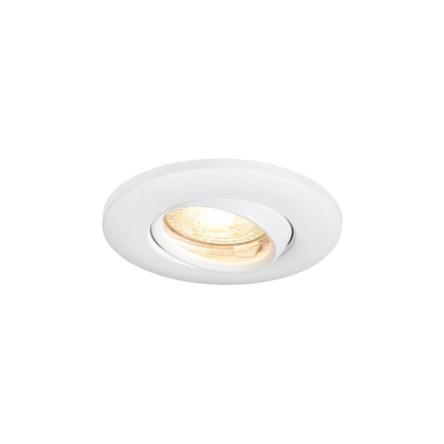 Einbaudownlight UMBERTO - GU10 (exkl.), max. 7.5W, IP44, weiss, optional (Leuchtmittel), D=79mm, B=96mm, H=66mm, BL=76mm