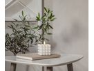 LED Pillar Kerze Flamme Dot - Indoor, Weiss, 9.5 cm höhe, Timerfunktion