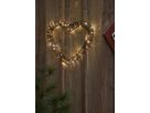Outdoor Decoration Vicke Heart - Indoor, Outdoor, Warmweiss, Braun