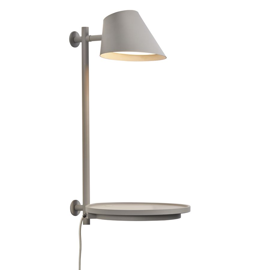 Stay, Wandleuchte, Grau - 14,5W, 2700K, IP20, 230V