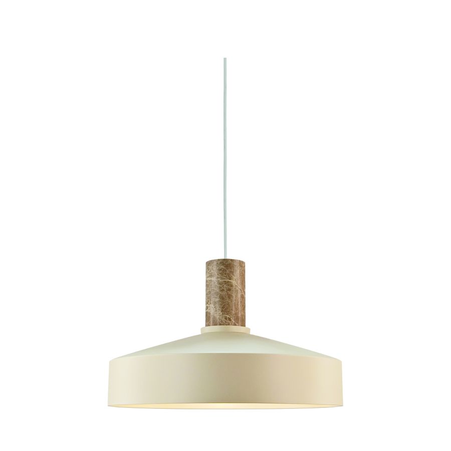 Pendelleuchte Elvas Marmor Beige - 60W, E27, IP20