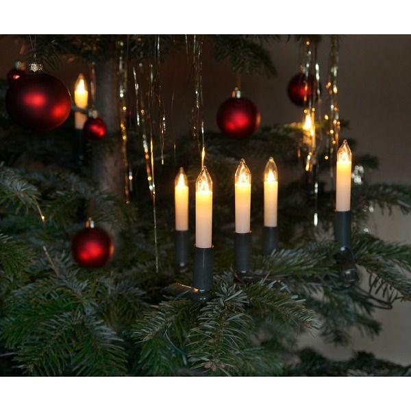 Weihnachtsbaum Lichter - IP20, Klar, 16 Lichtpunkte
