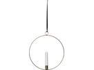 Indoor Decoration Flamme Ring - Indoor, Messing, 30cm Höhe, Timerfunktion