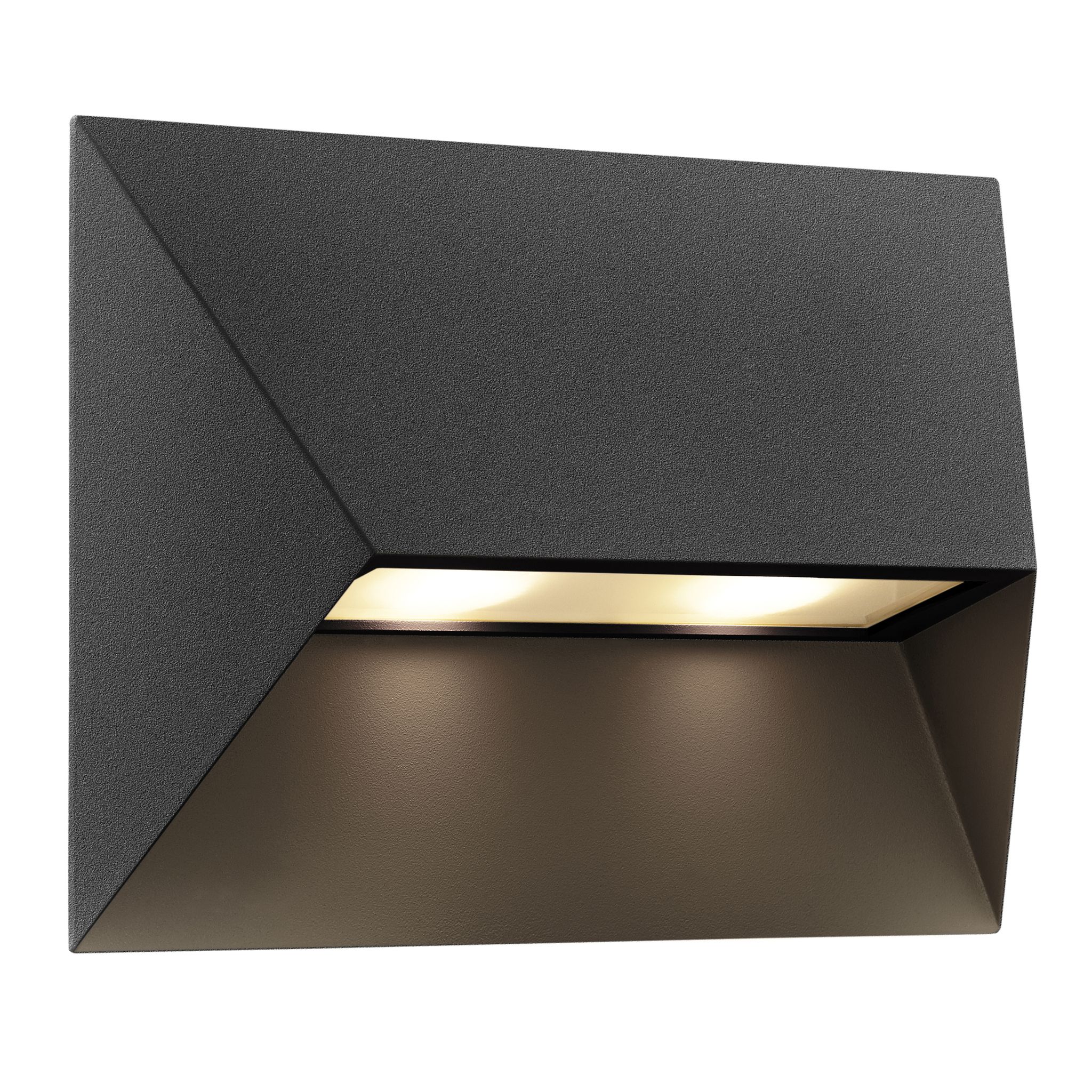 Wandleuchte PONTIO 27 - 2xGU10 (exkl.), max.2x25W, IP54, schwarz, dimmbar (optional Leuchtmittel), L=270mm,B=150mm, H=190mm