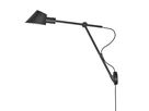Stay Long, Wandleuchte, Schwarz - E27, max. 40W, IP20